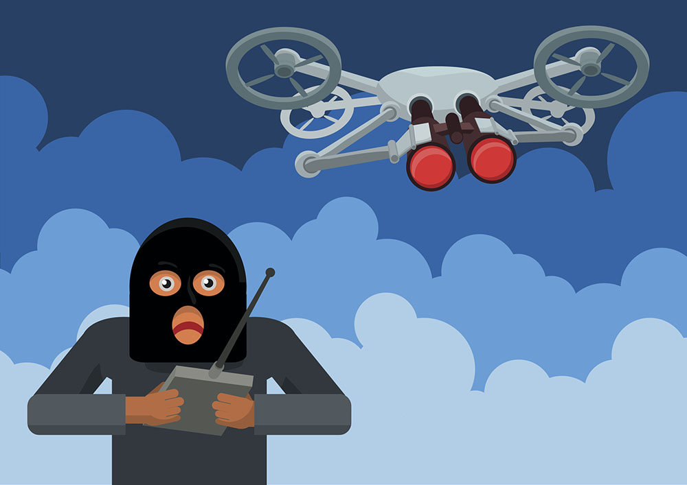 illegal surveillance quadrocopters